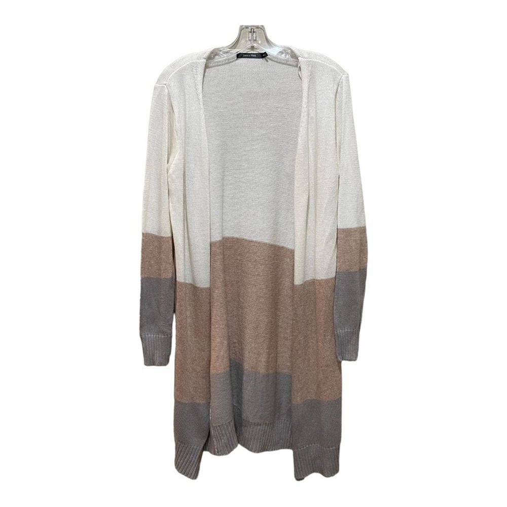 Doe & Rae Colorblock Longline Cardigan Size Small - Picture 3 of 9
